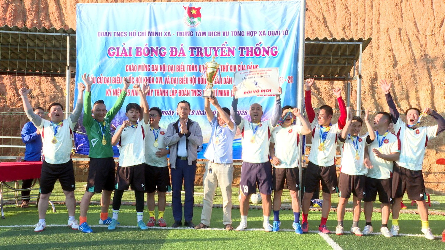 BẾ MẠC GIẢI BÓNG ĐÁ TRUYỀN THỐNG THANH NIÊN XÃ QUÀI TỞ LẦN THỨ V, NĂM 2026