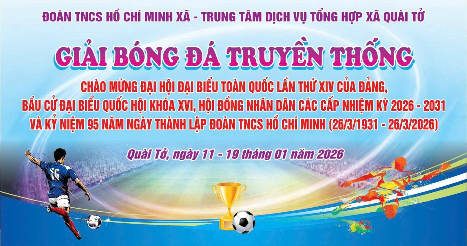 📢 THÔNG BÁO KHAI MẠC GIẢI BÓNG ĐÁ TRUYỀN THỐNG...