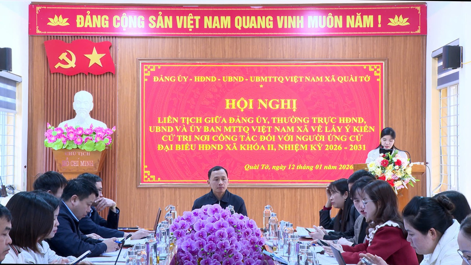 Hội nghị liên tịch lấy ý kiến cử tri nơi công tác...