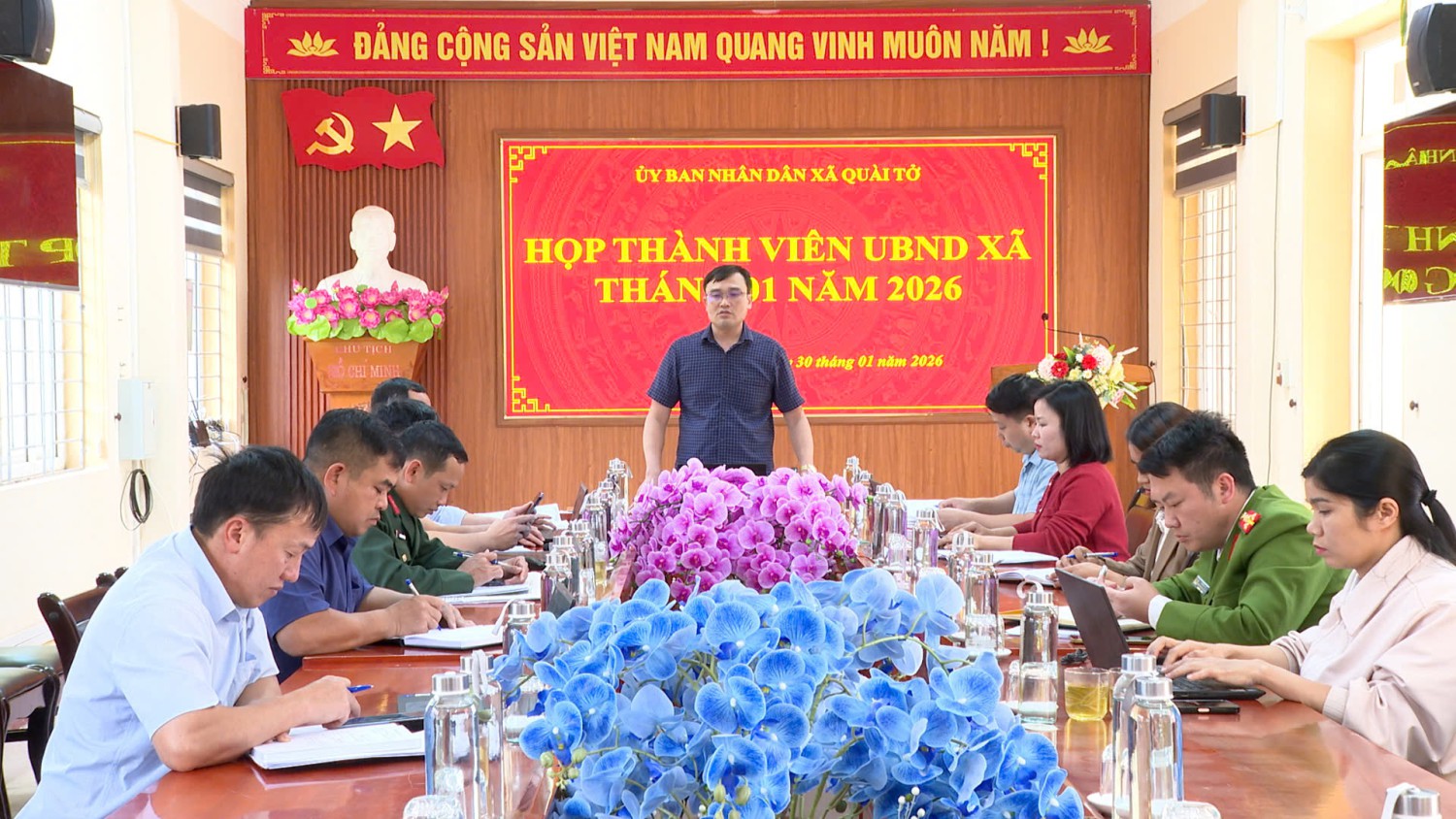 HỌP THÀNH VIÊN UBND XÃ THÁNG 01 NĂM 2026