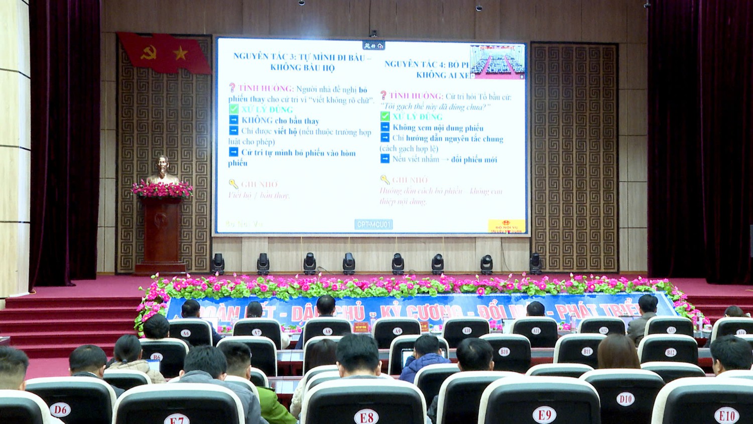 HỘI NGHỊ TRỰC TUYẾN TOÀN QUỐC HƯỚNG DẪN NGHIỆP VỤ CÔNG TÁC BẦU CỬ