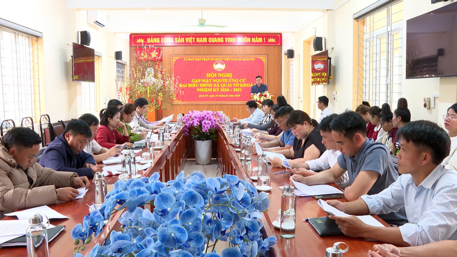 Quài Tở: Gặp mặt người ứng cử đại biểu HĐND xã...