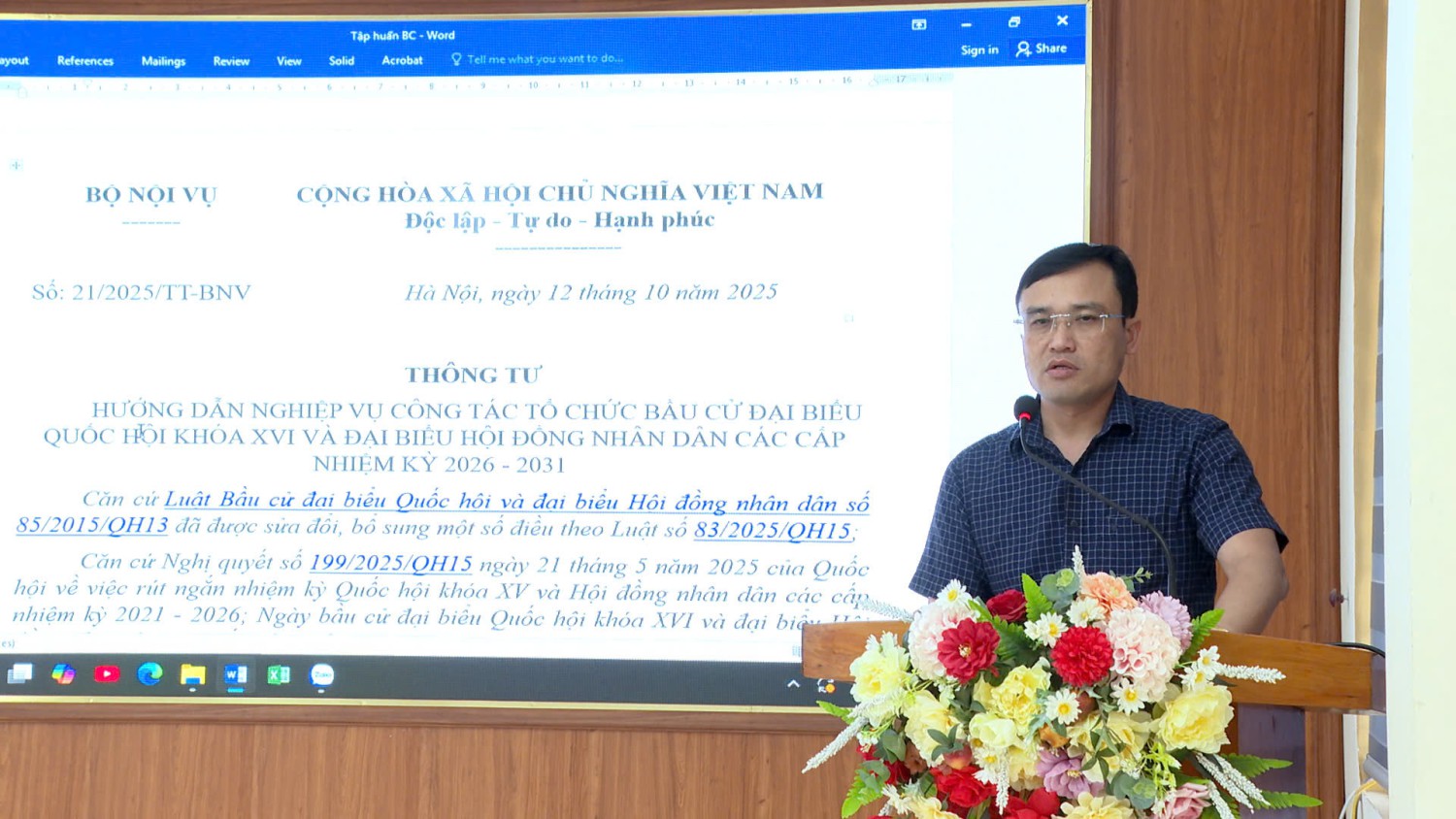 Quài Tở triển khai tập huấn nghiệp vụ công tác bầu...