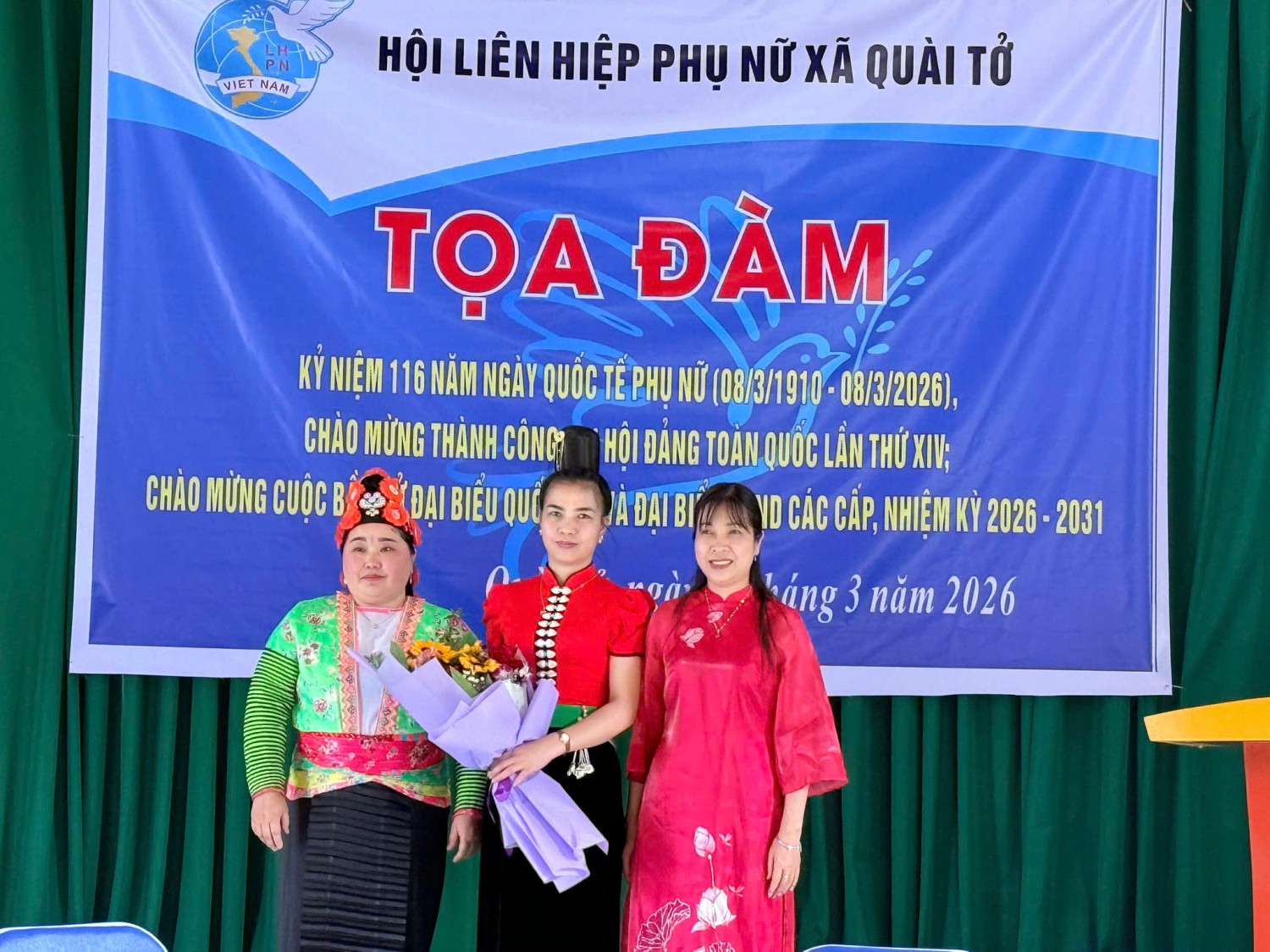 Hội LHPN xã Quài Tở tọa đàm kỷ niệm 116 năm Ngày Quốc tế Phụ nữ 8/3