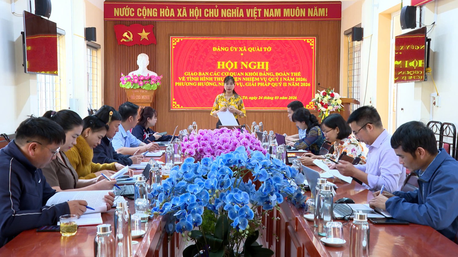 GIAO BAN KHỐI ĐẢNG, ĐOÀN THỂ QUÝ I/2026