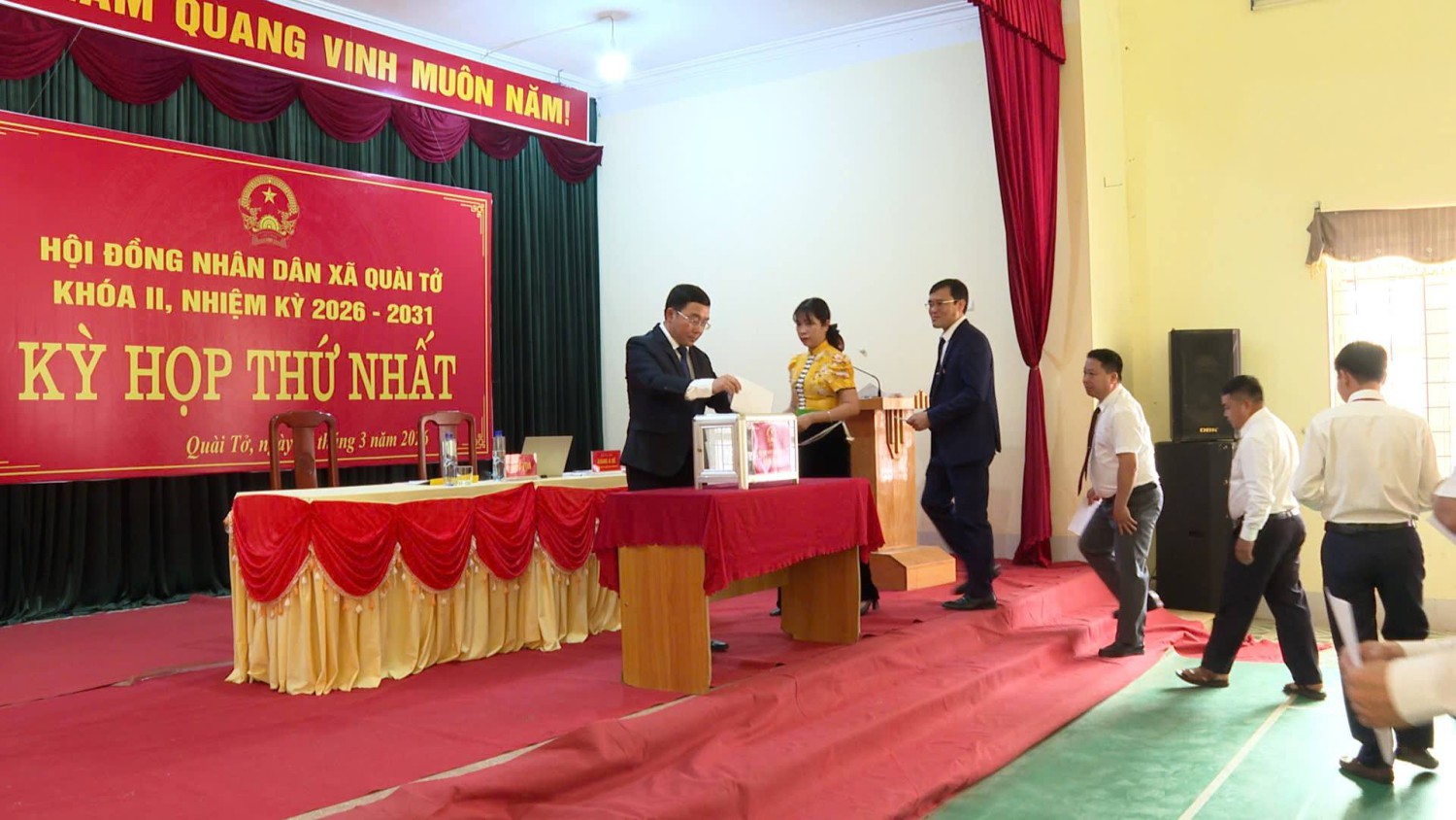 Kỳ họp thứ Nhất HĐND xã Quài Tở khóa II, nhiệm kỳ 2026-2031