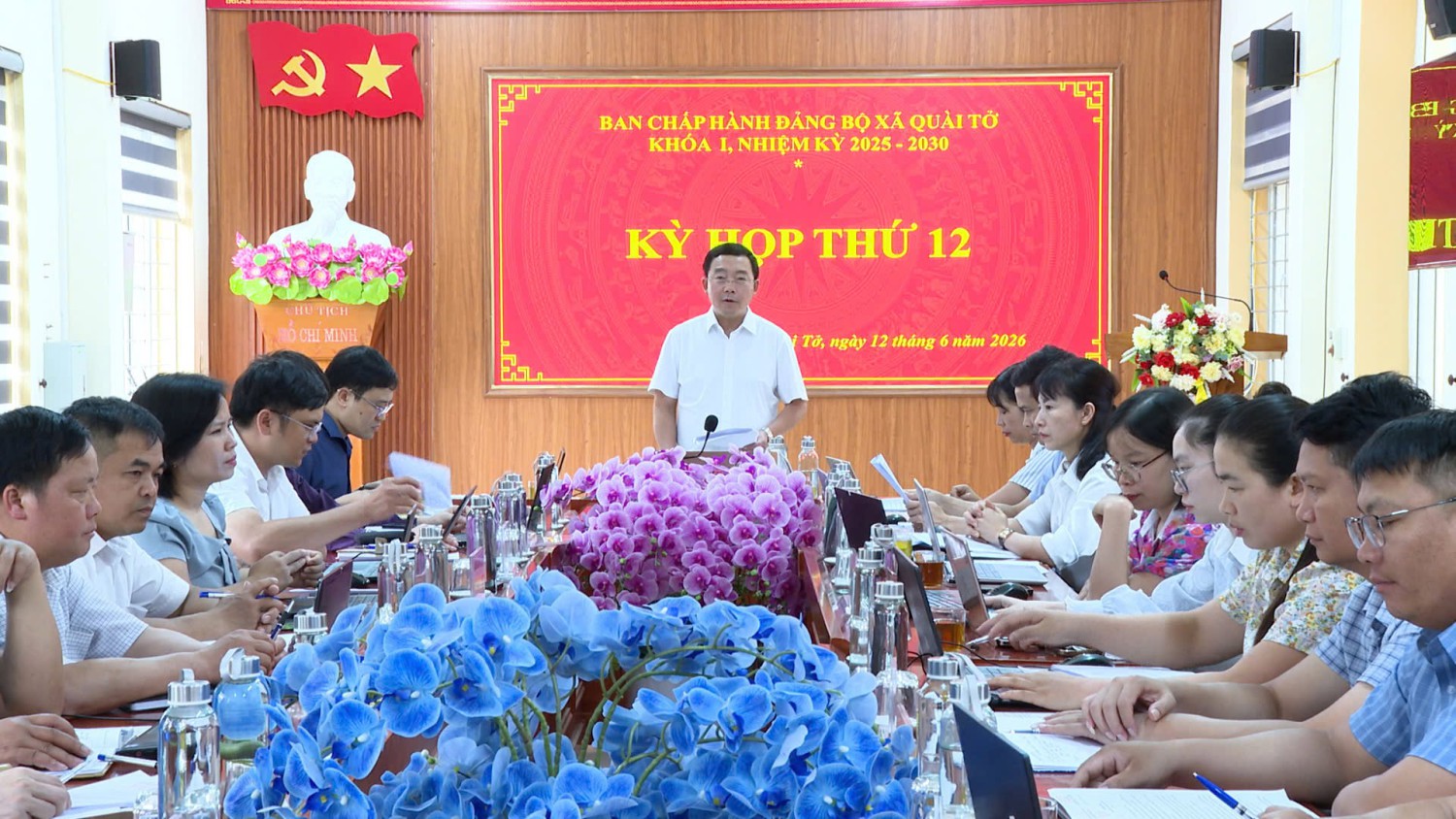 Ban Chấp hành Đảng bộ xã Quài Tở tổ chức Kỳ họp thứ 12 khóa I,  nhiệm kỳ 2025 - 2030