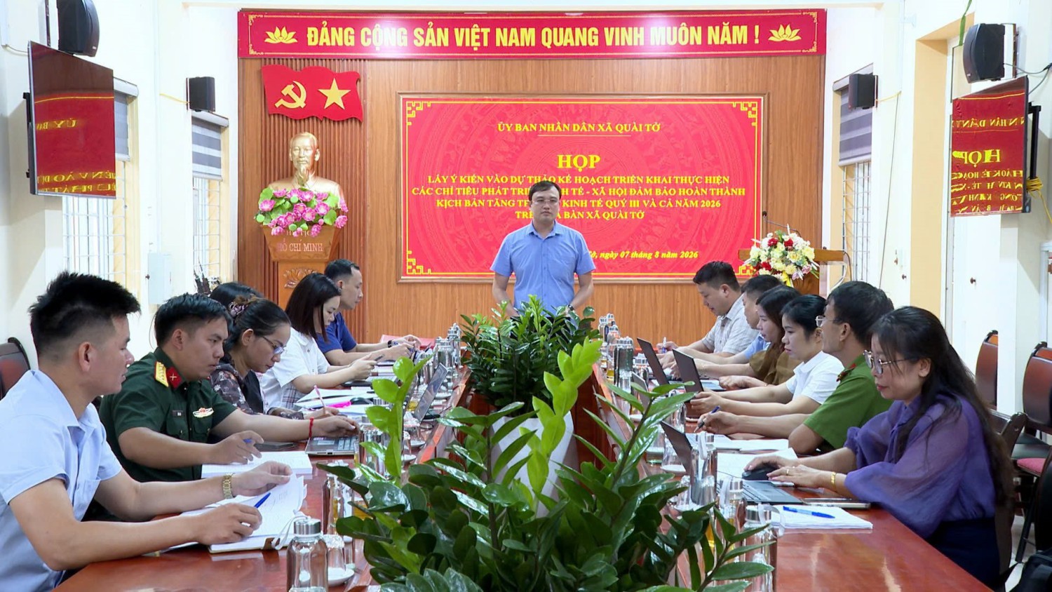 Quài Tở lấy ý kiến Dự thảo Kế hoạch thực hiện các chỉ tiêu kinh tế - xã hội năm 2026
