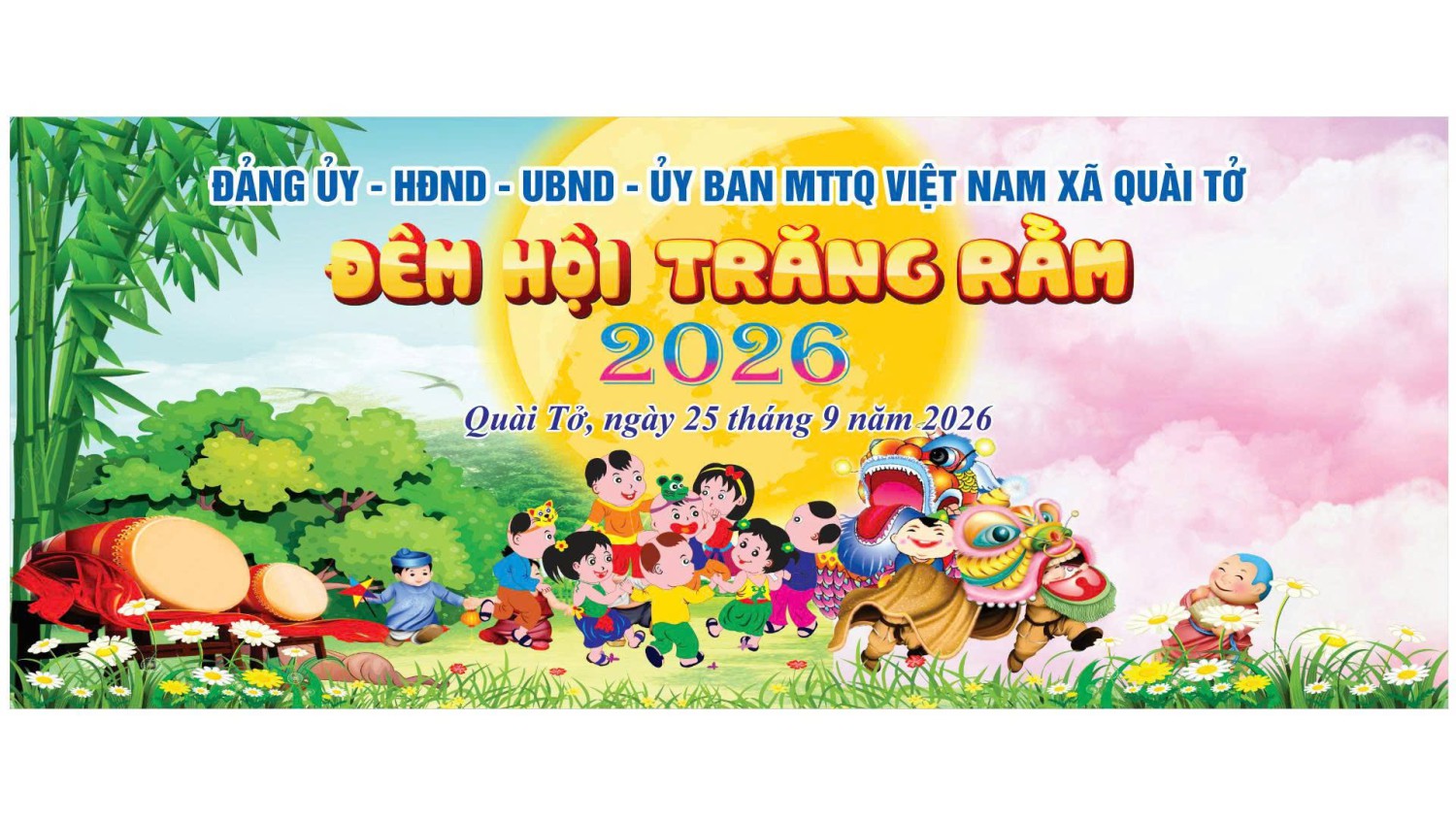 🌕🏮 QUÀI TỞ HẸN CÁC EM THIẾU NHI TẠI “ĐÊM HỘI TRĂNG RẰM” 2026