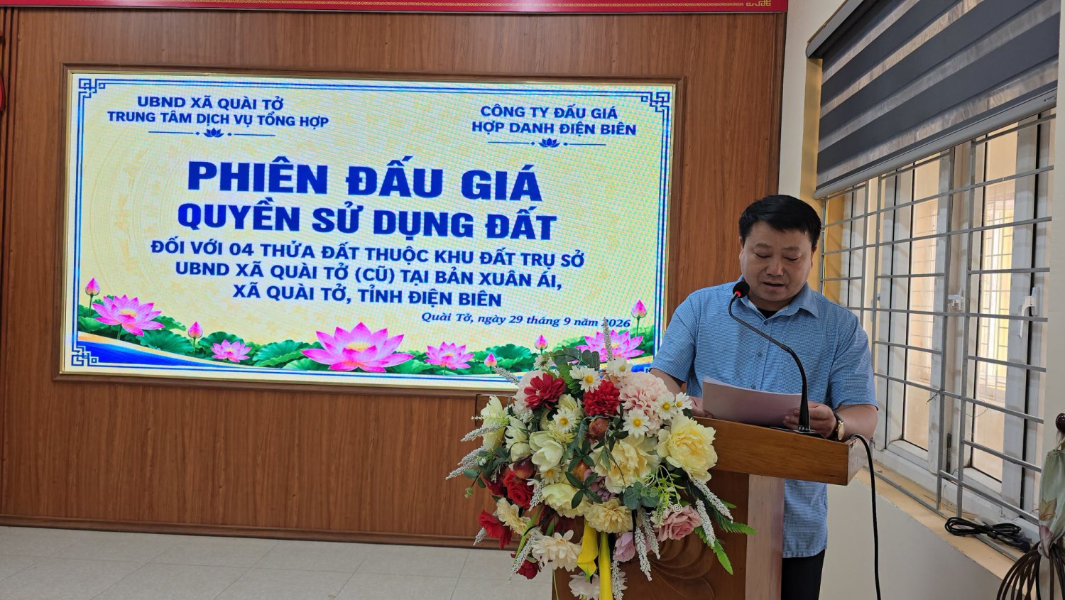 Quài Tở đấu giá thành công 2 thửa đất tại bản Xuân...