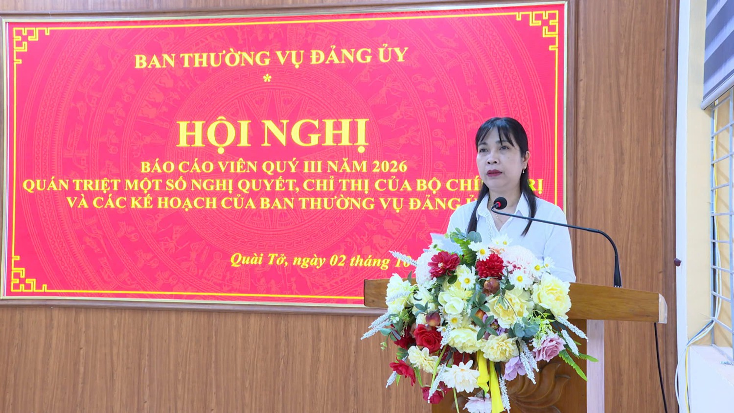 🔴 QUÀI TỞ QUÁN TRIỆT, TRIỂN KHAI CÁC NGHỊ QUYẾT,...